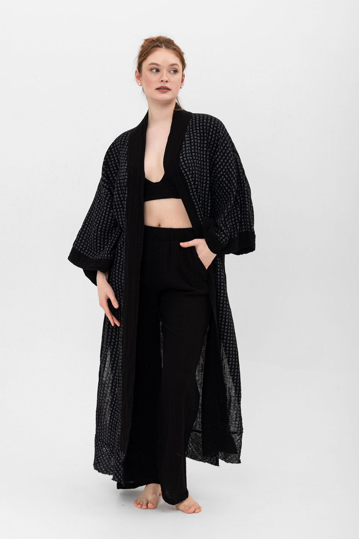 NOTUS SPECIAL EDITION DETAILED LONG KIMONO