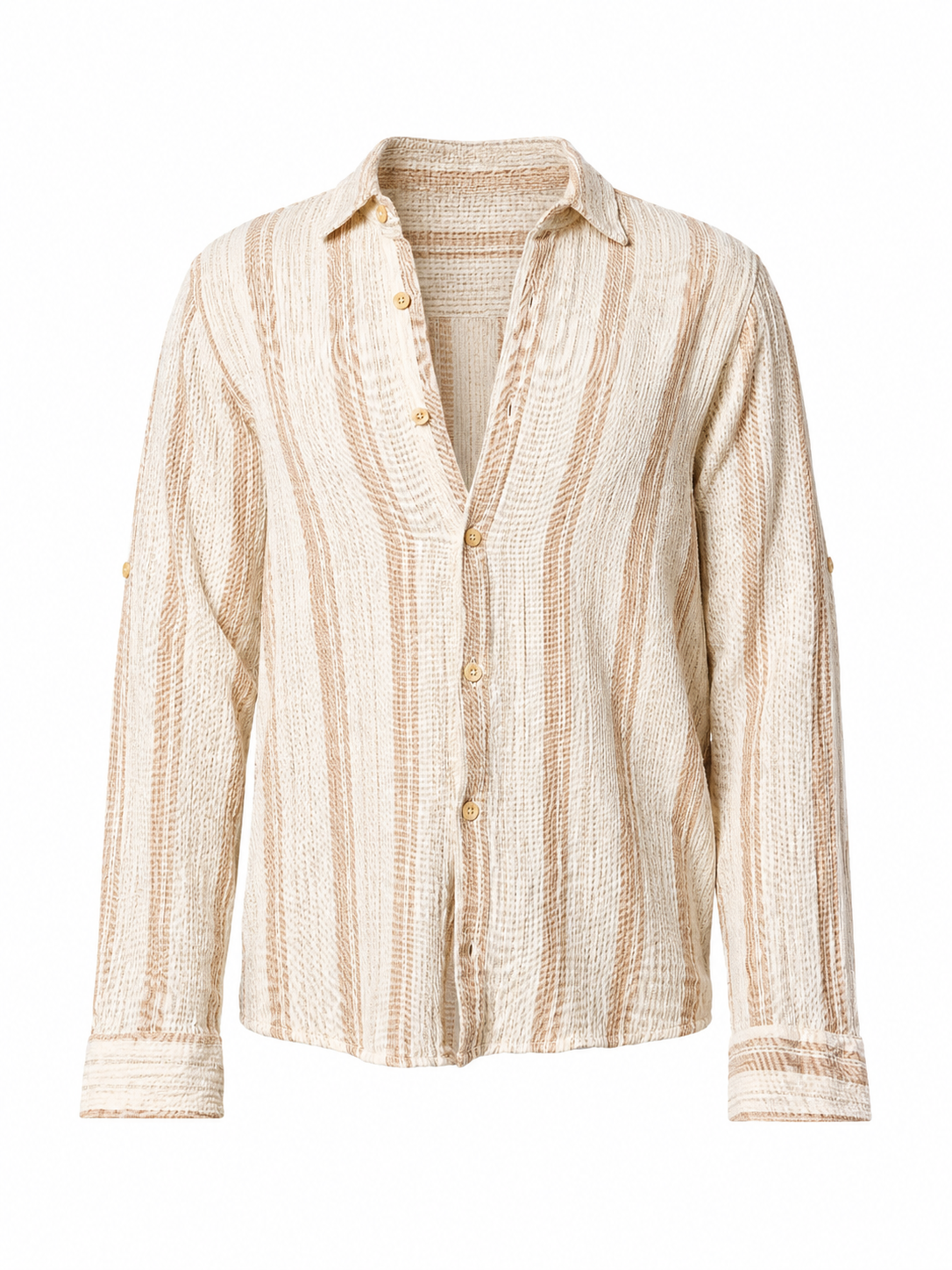 POSEIDON STRIPED COTTON SHIRT