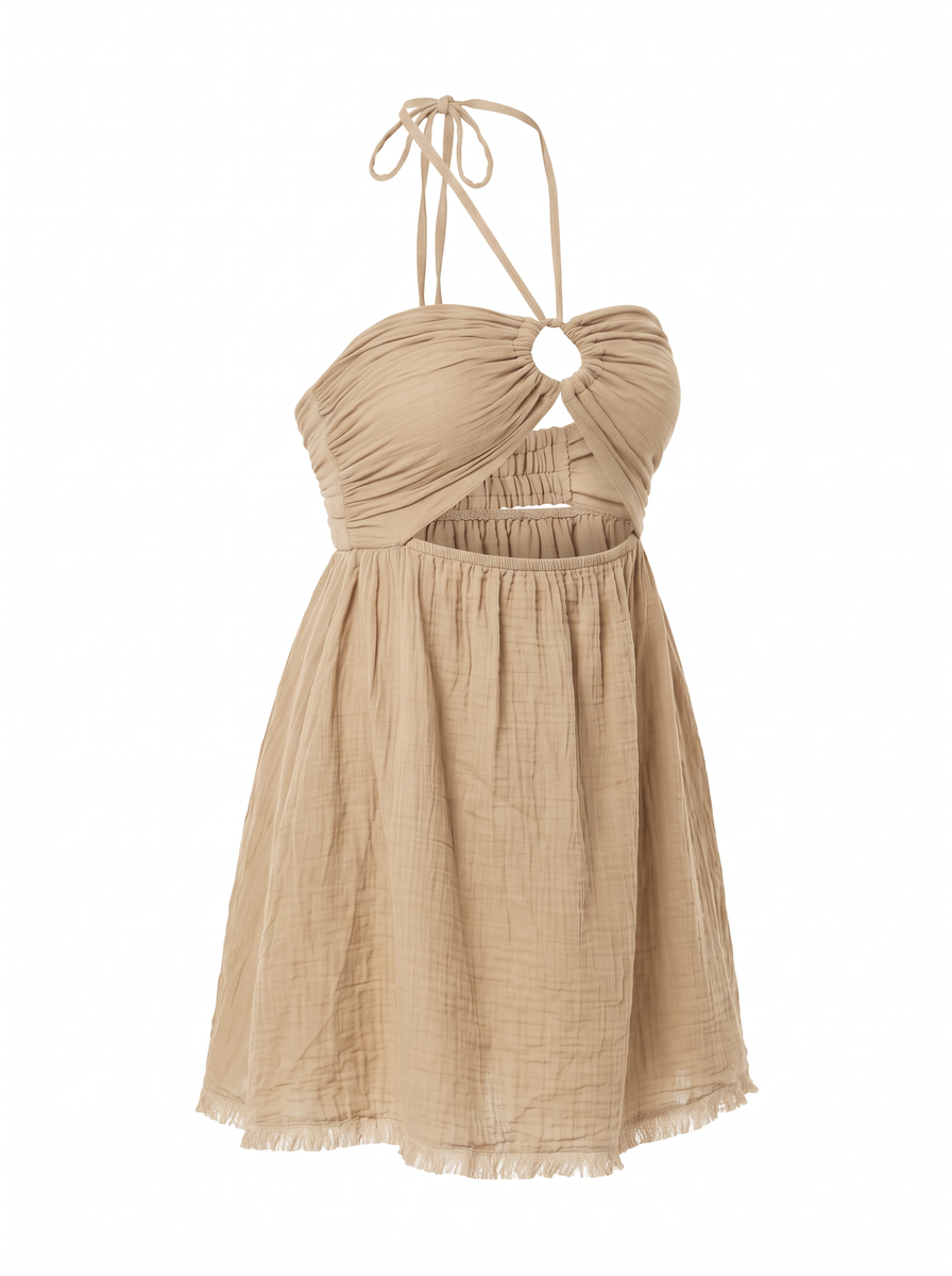 Nissa Halter Yaka Mini Elbise