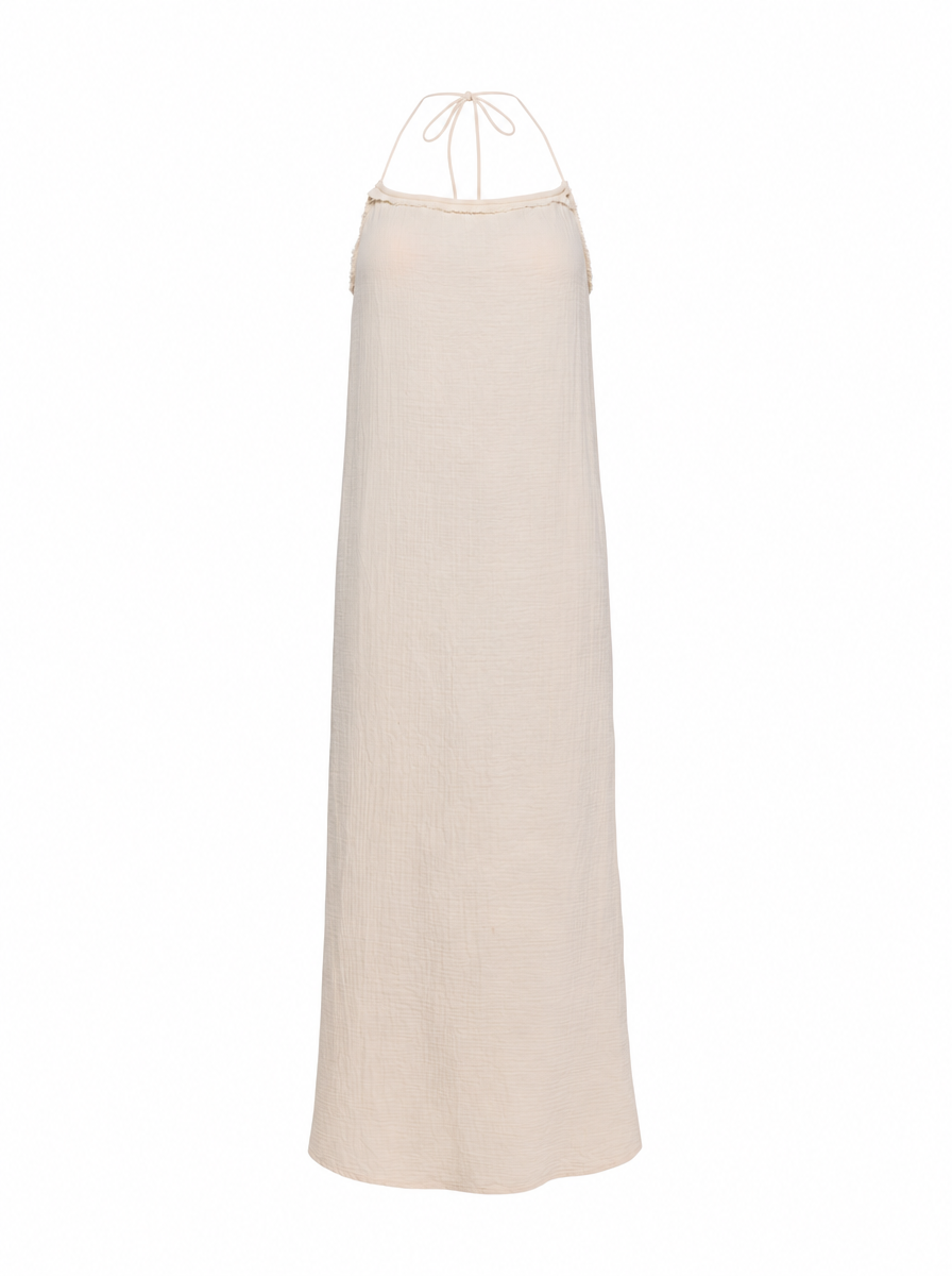 Persephone Halter Yaka Müslin Elbise