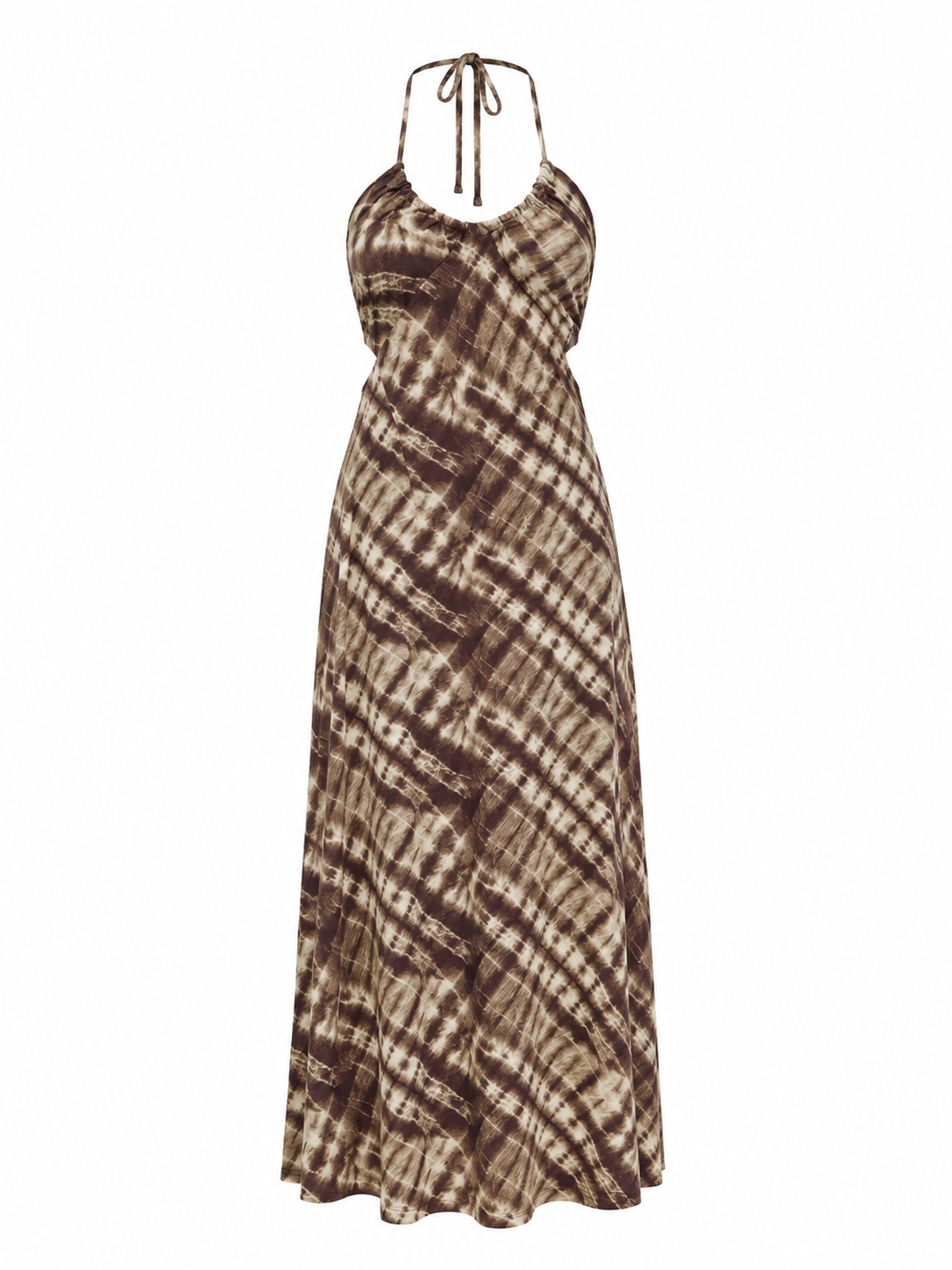 Dora Viskon Batik Elbise