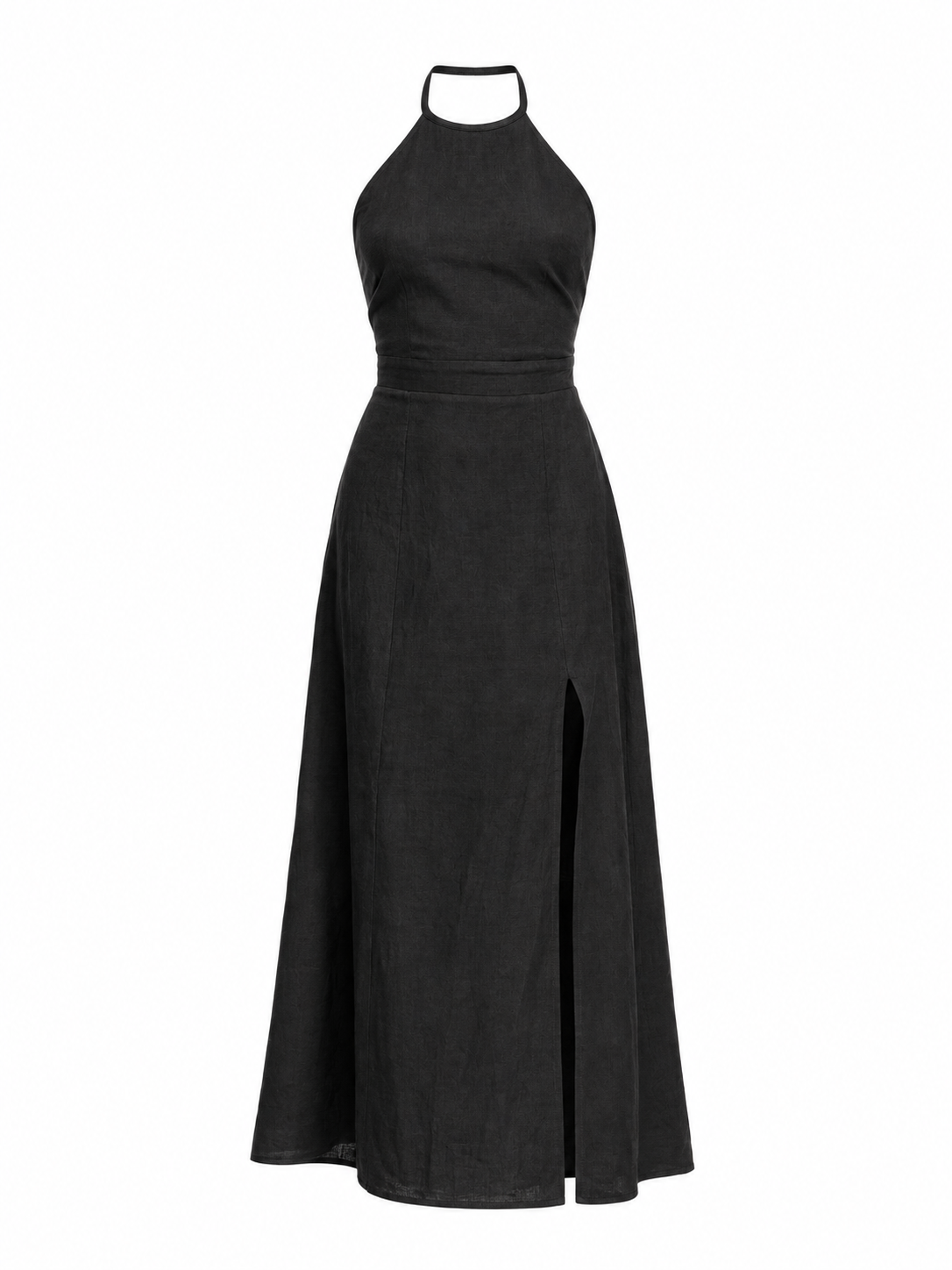 Olea Halter Keten Elbise