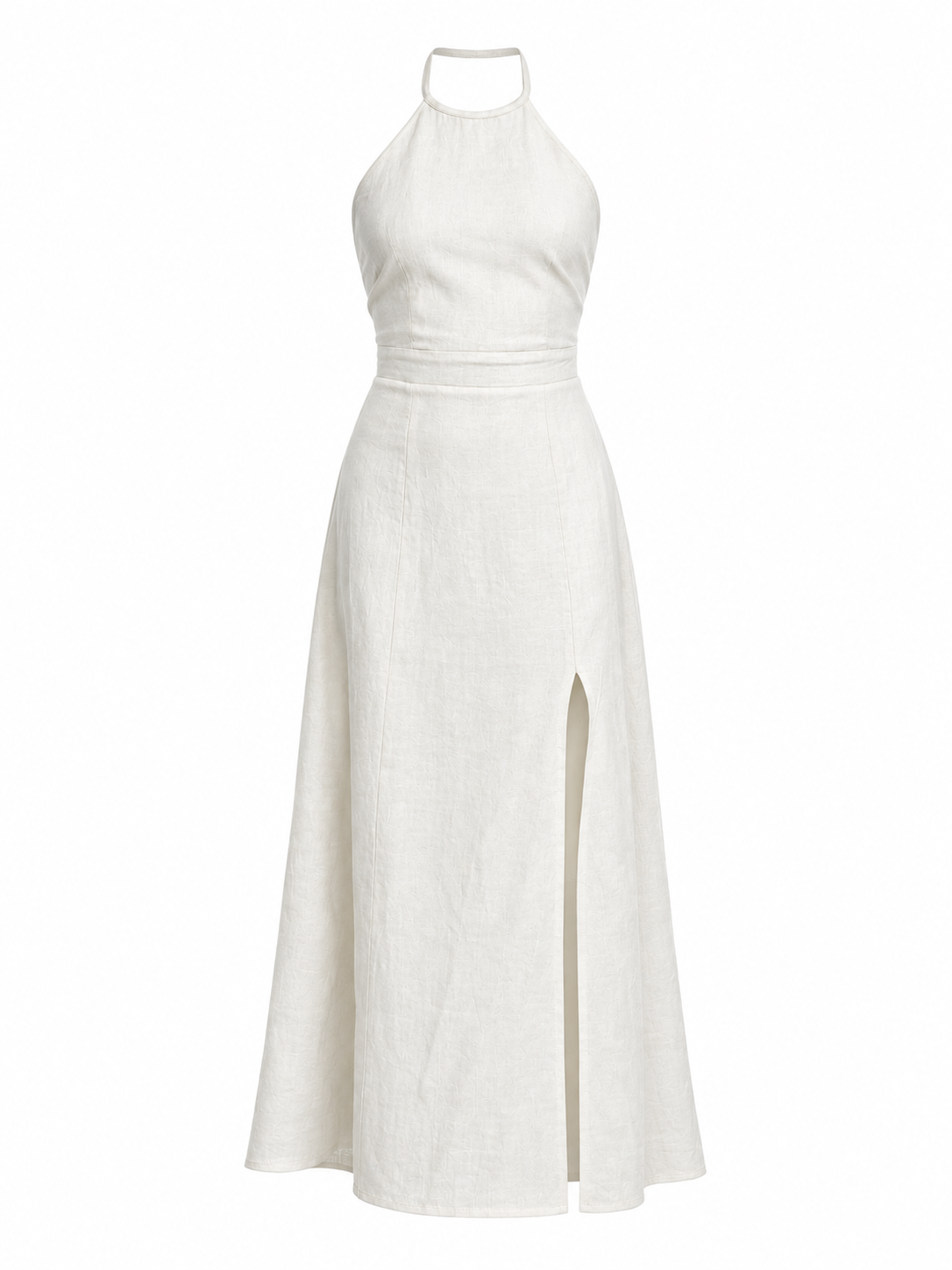 Olea Halter Keten Elbise