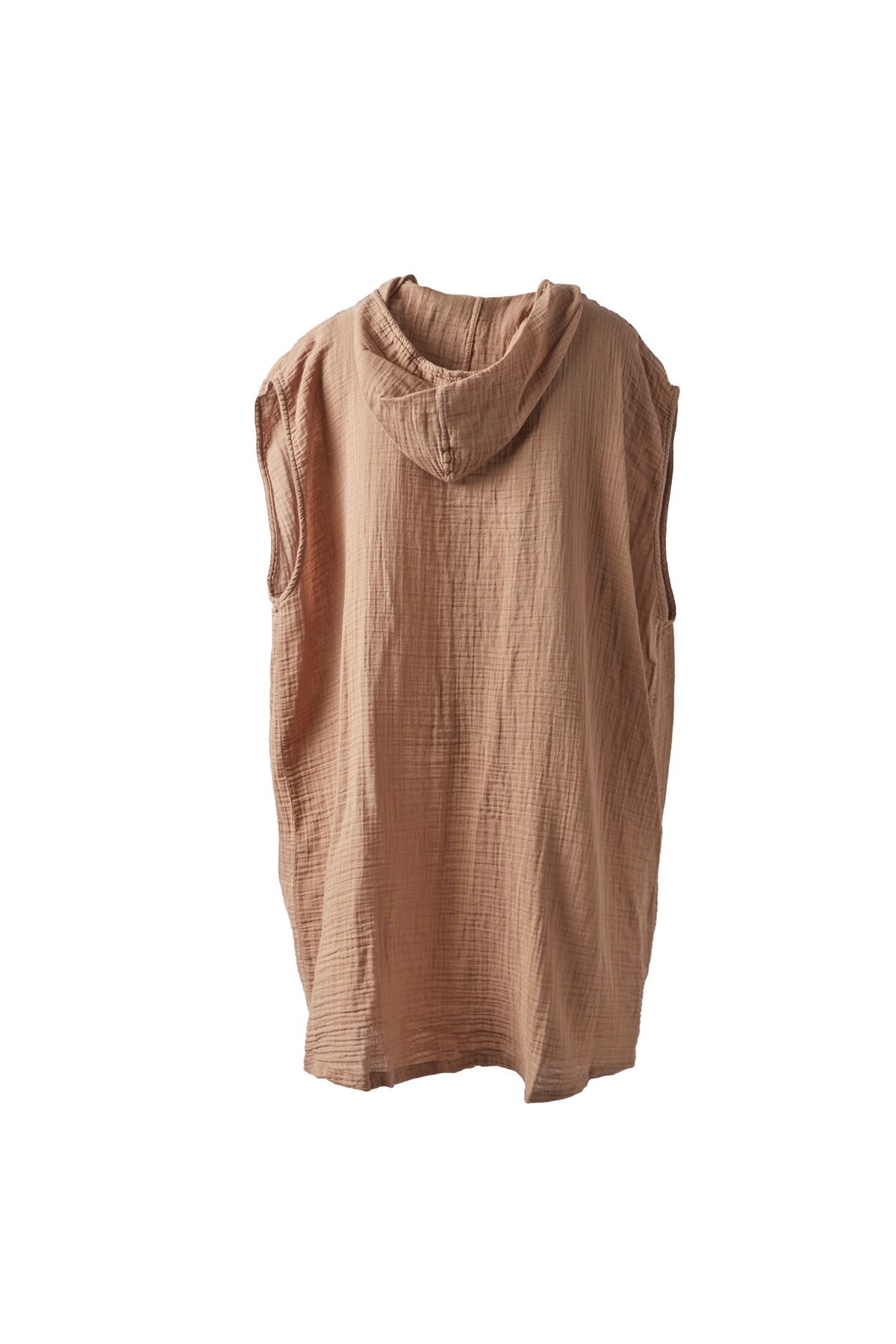 MENA HOODED LONG VEST