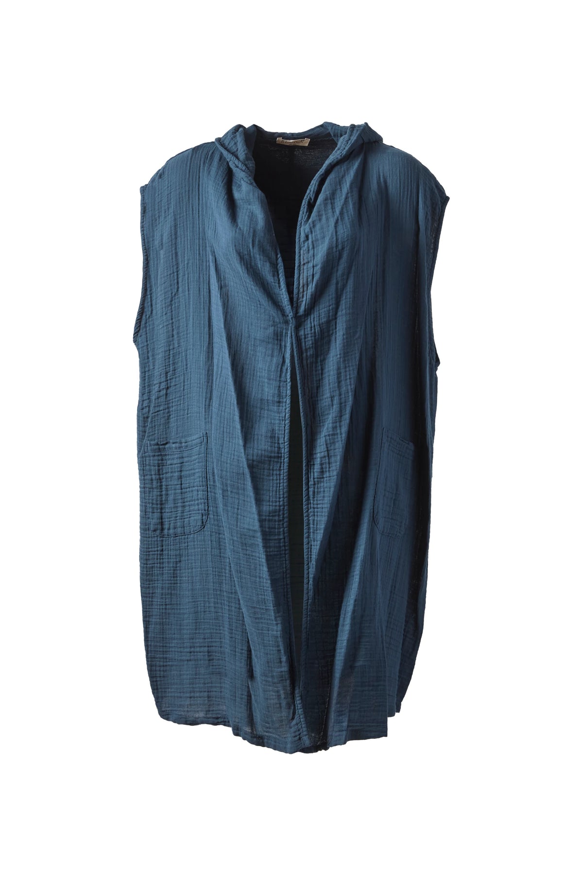 MENA HOODED LONG VEST
