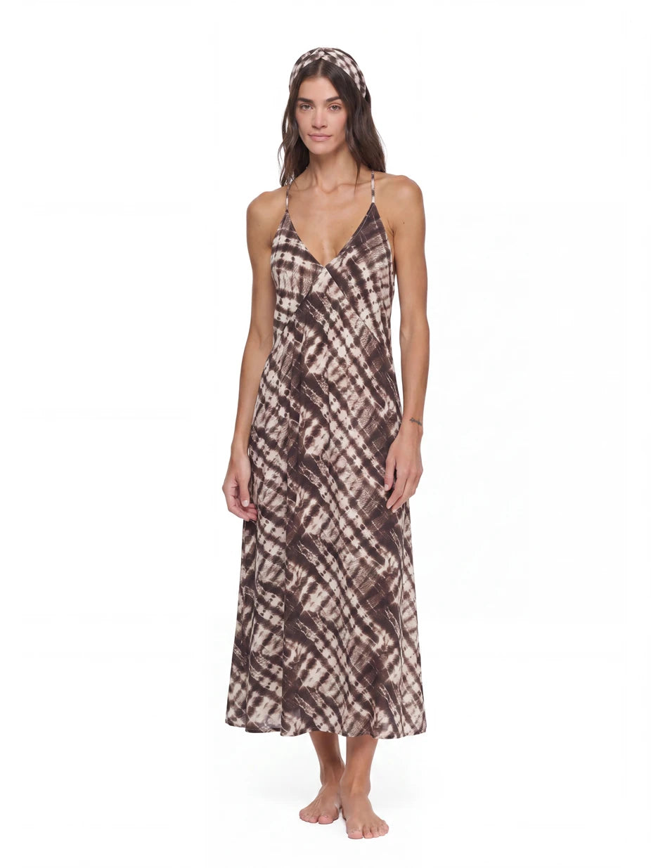 Sera Viskon Batik Elbise