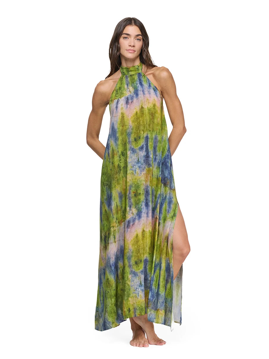 Nera Viskon Batik Elbise
