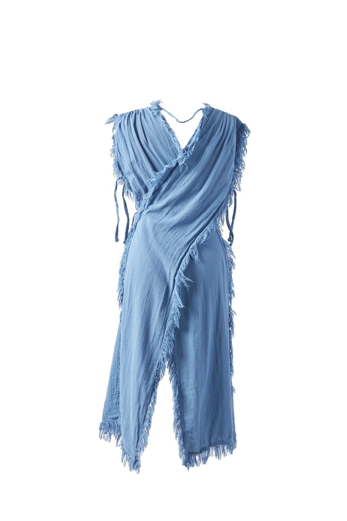 KIRKE Dirty Stitch Detailed Cross Kimono