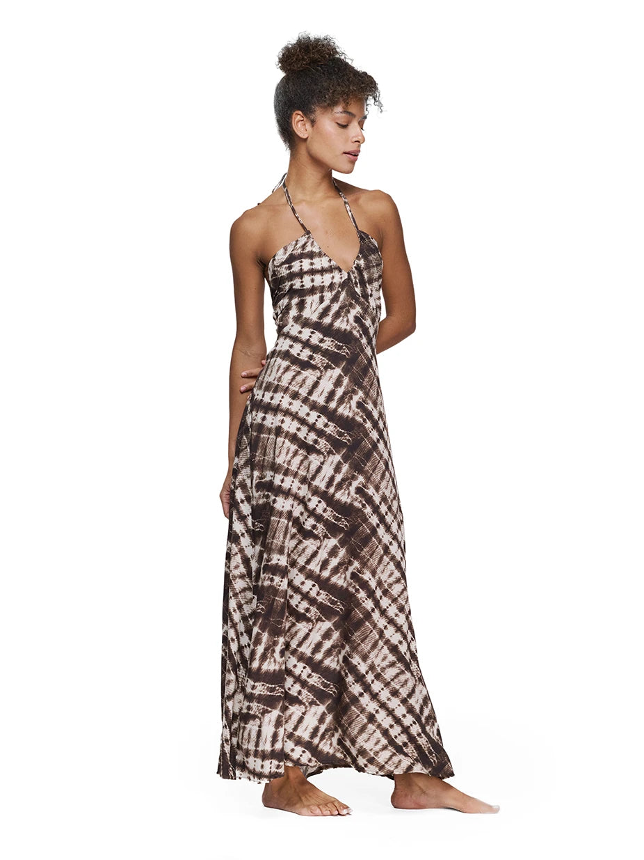 Lara Viskon Batik Elbise