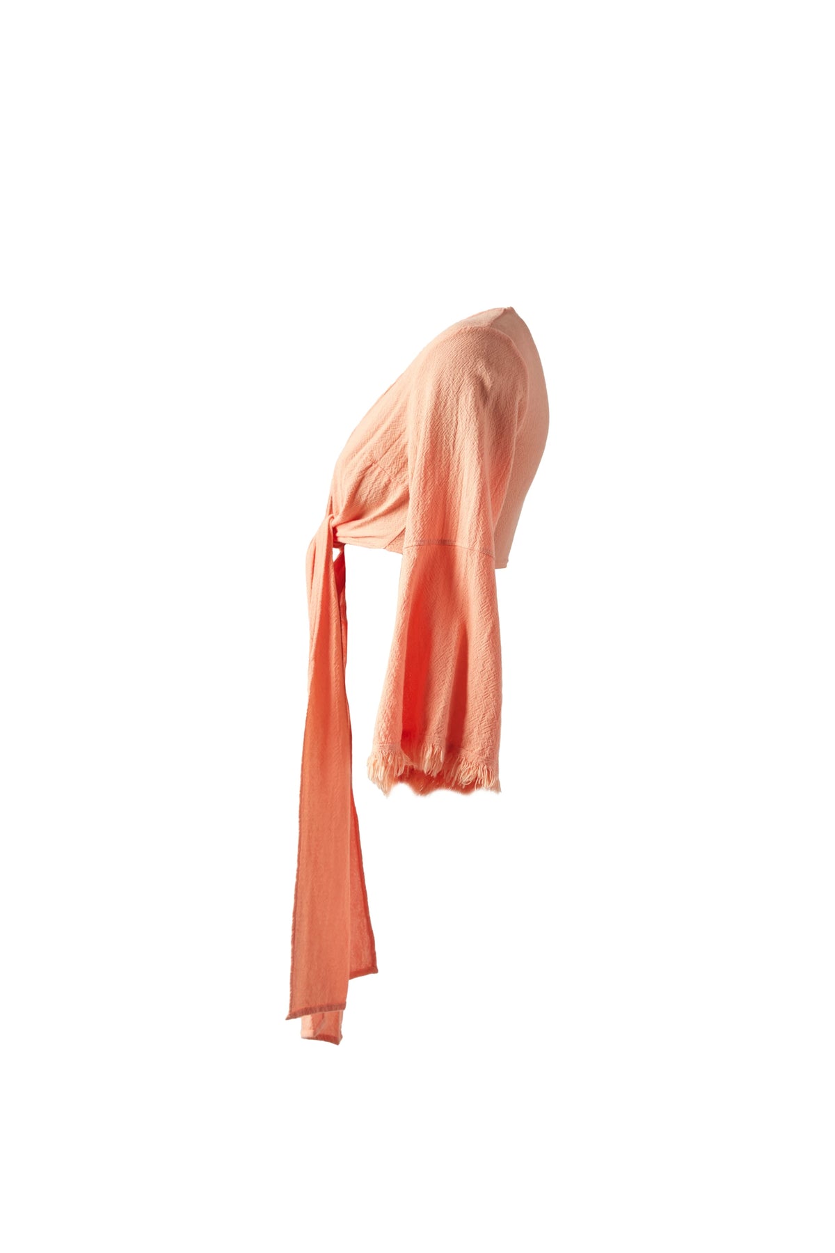 ÇAKRA  ÖNDEN BAĞLAMA DETAYLI UZUN KOLLU BÜSTİYER