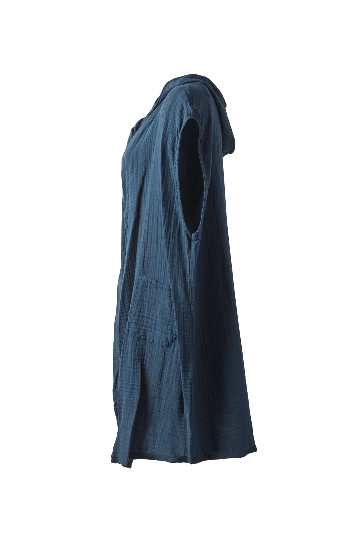 MENA HOODED LONG VEST