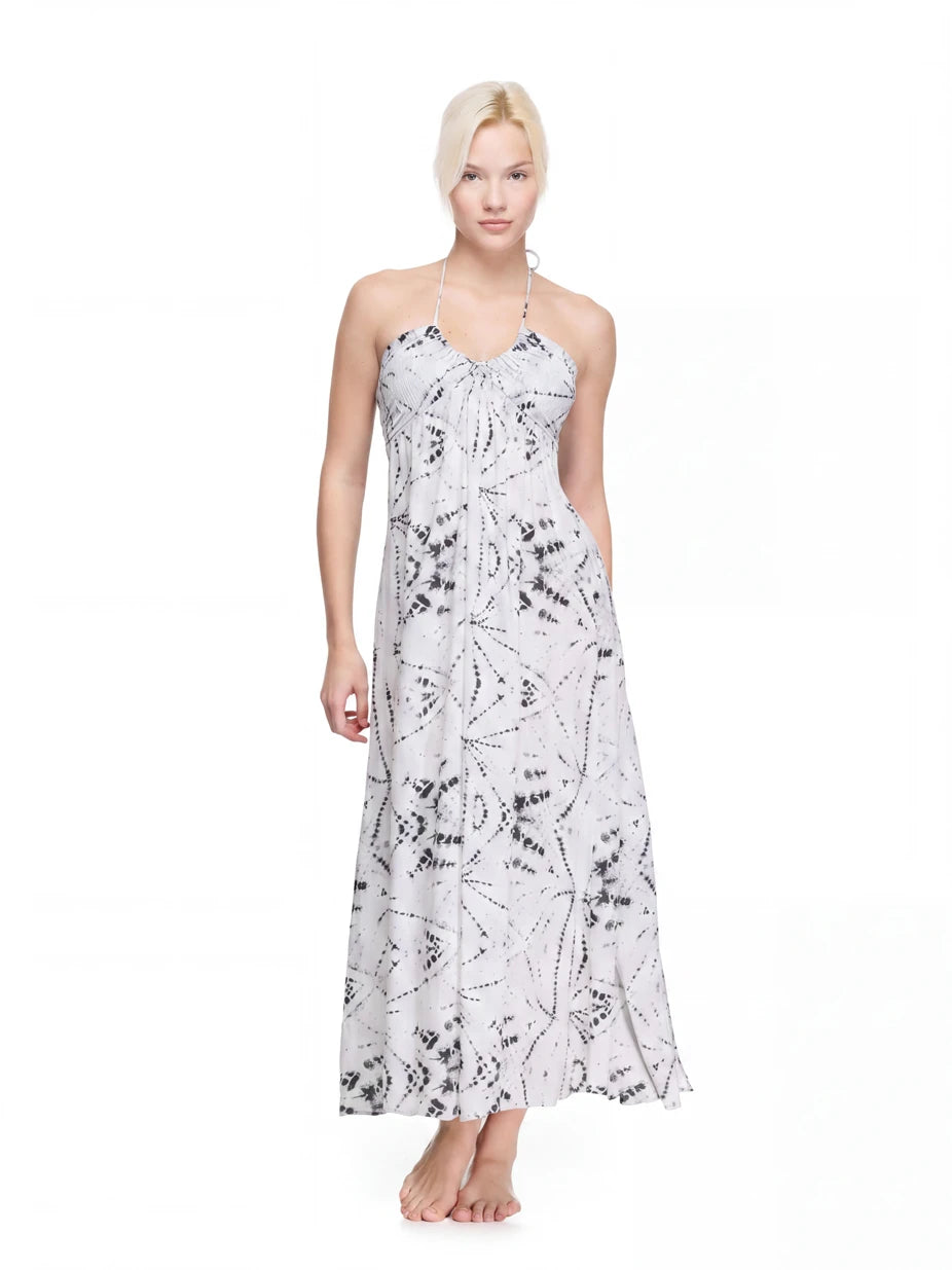 Dora Viskon Batik Elbise