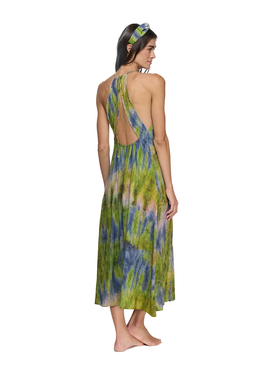 Sera Viskon Batik Elbise