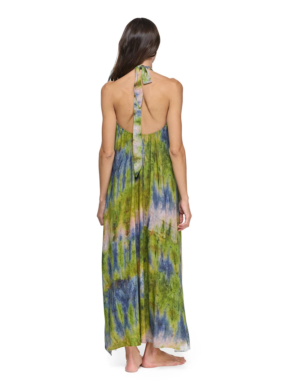 Nera Viskon Batik Elbise