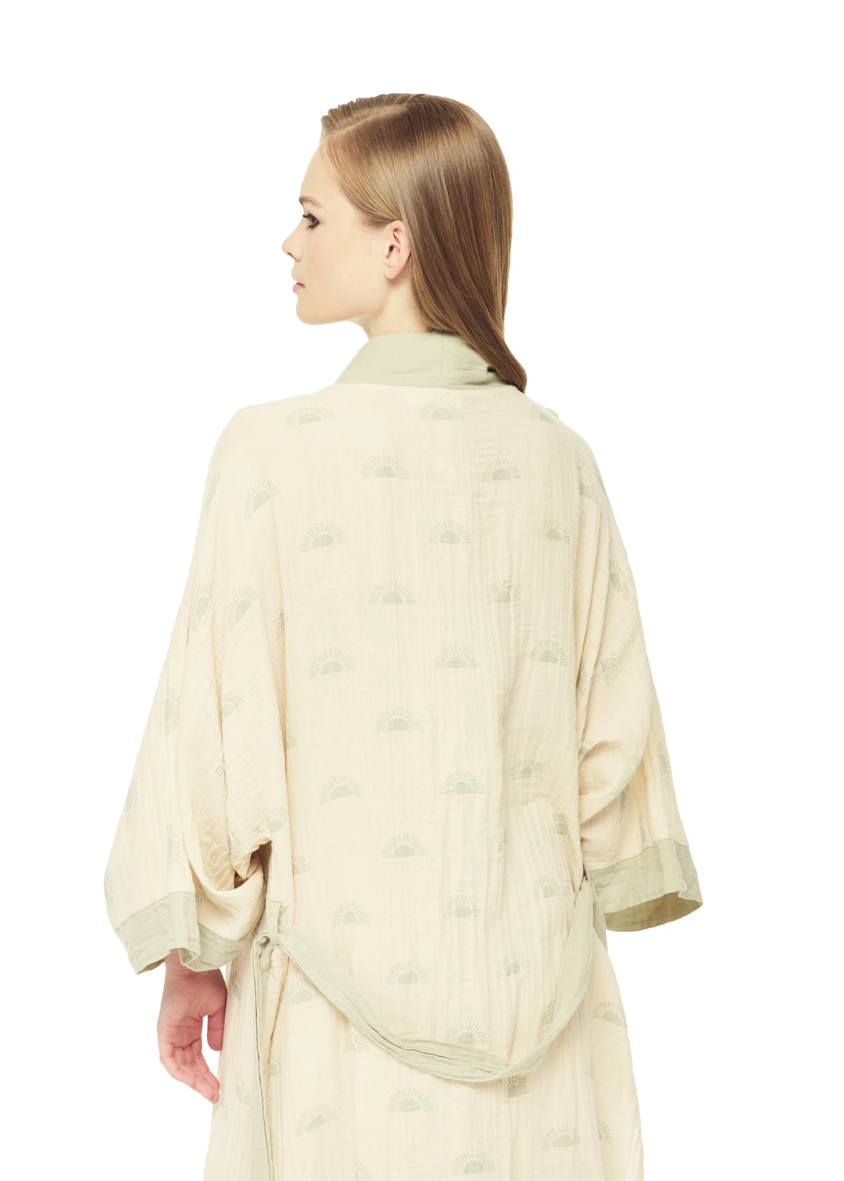SUN PATTERNED KIMONO