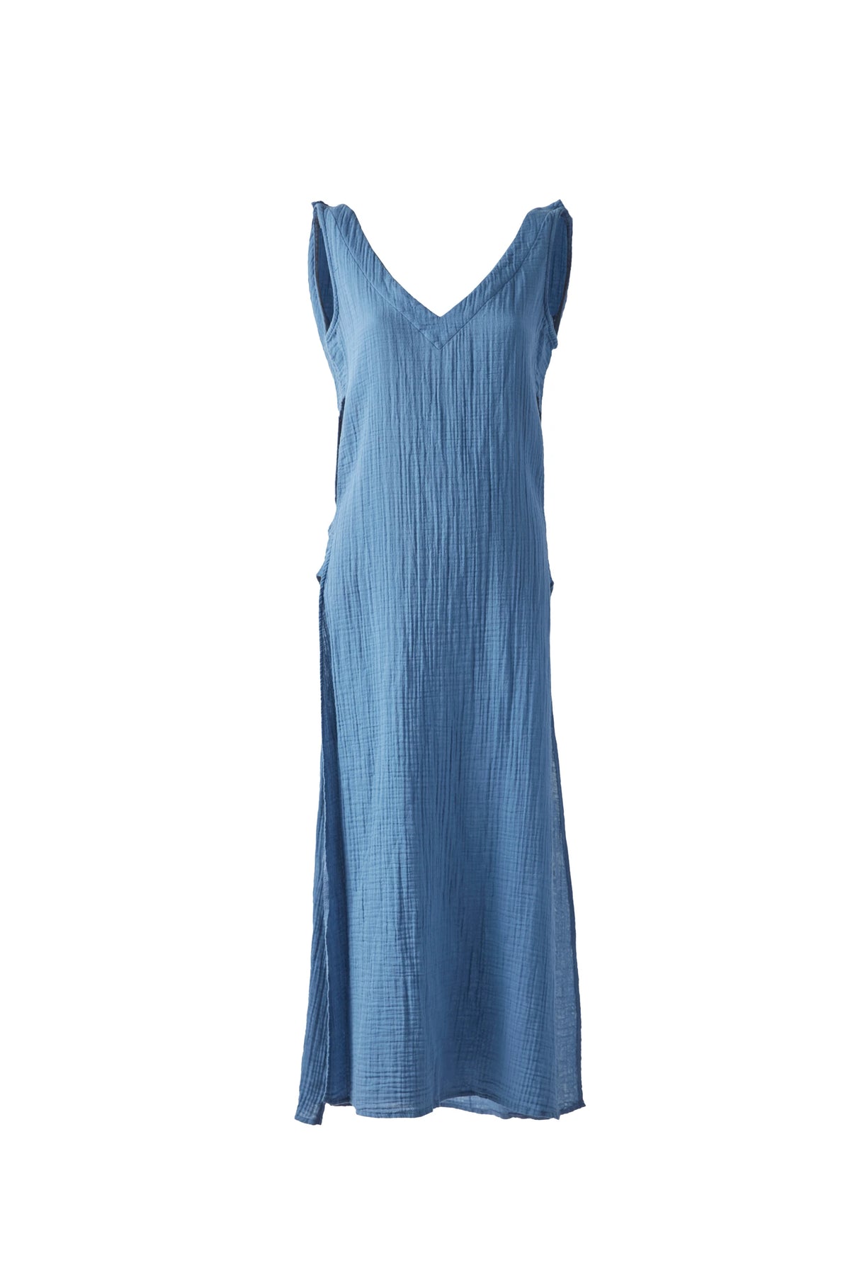 LIGURI HOODED KAFTAN WITH SIDE TAPE DETAIL