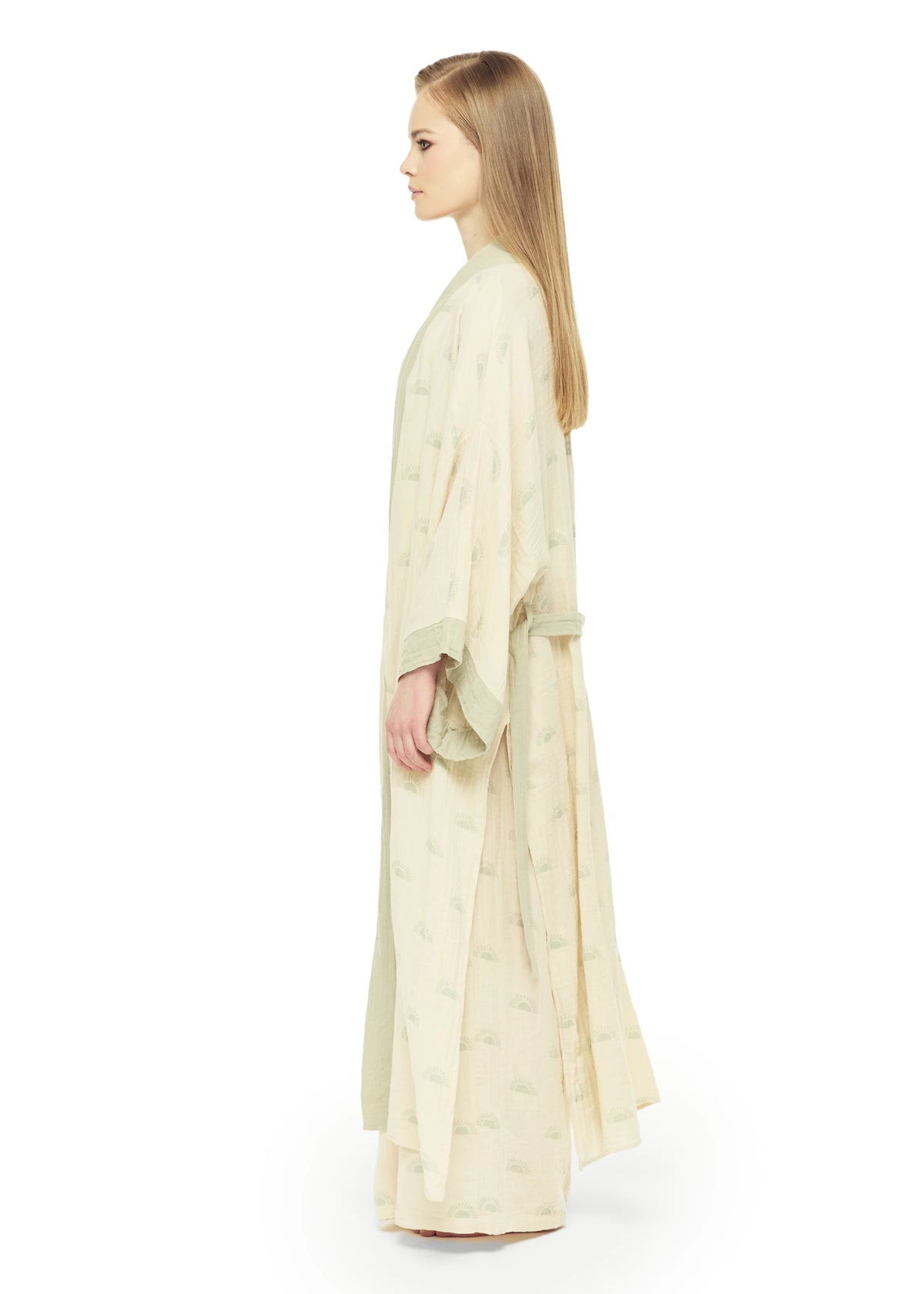 SUN PATTERNED KIMONO