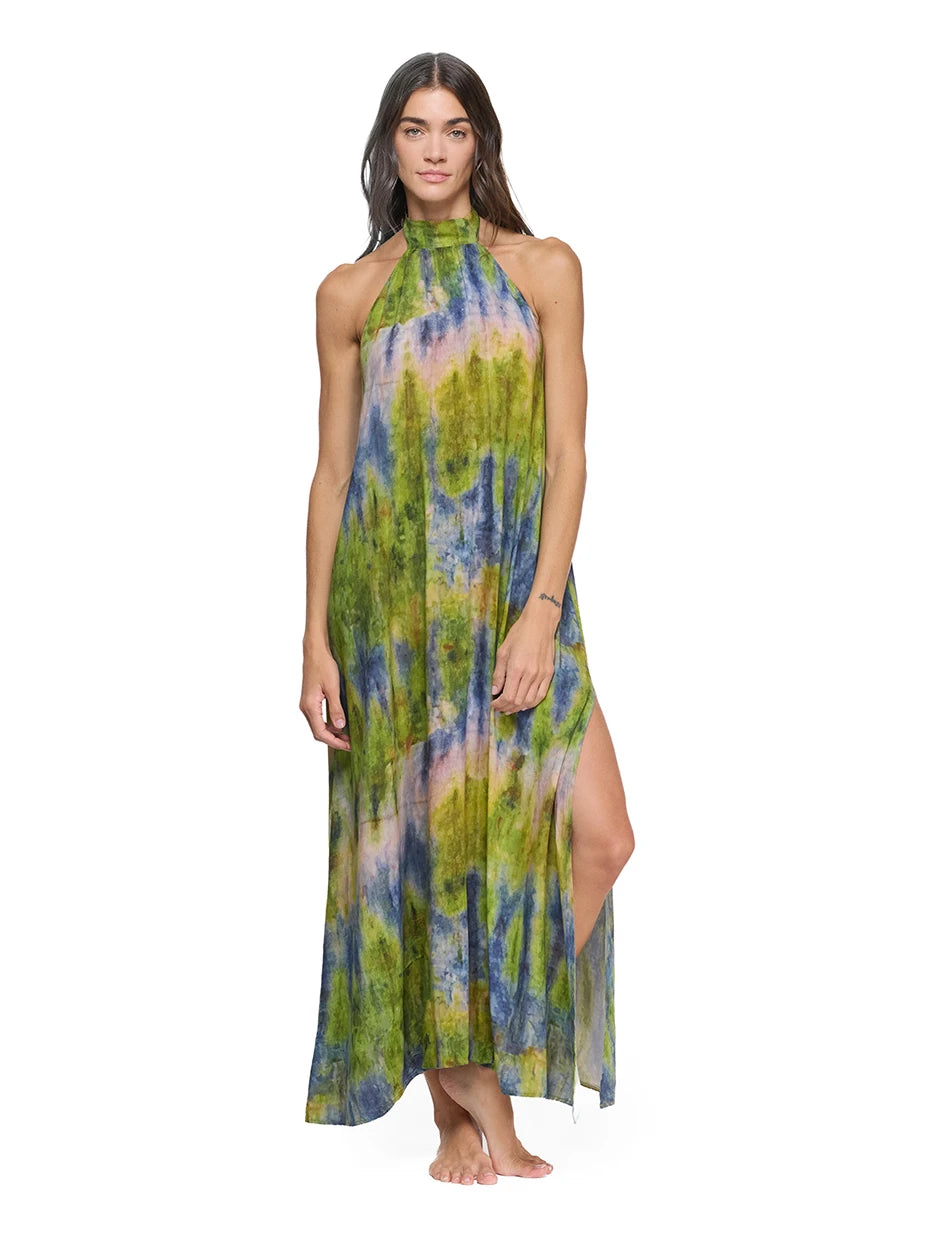 Nera Viskon Batik Elbise