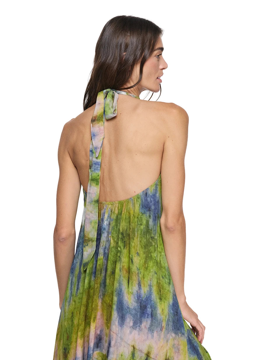 Nera Viskon Batik Elbise