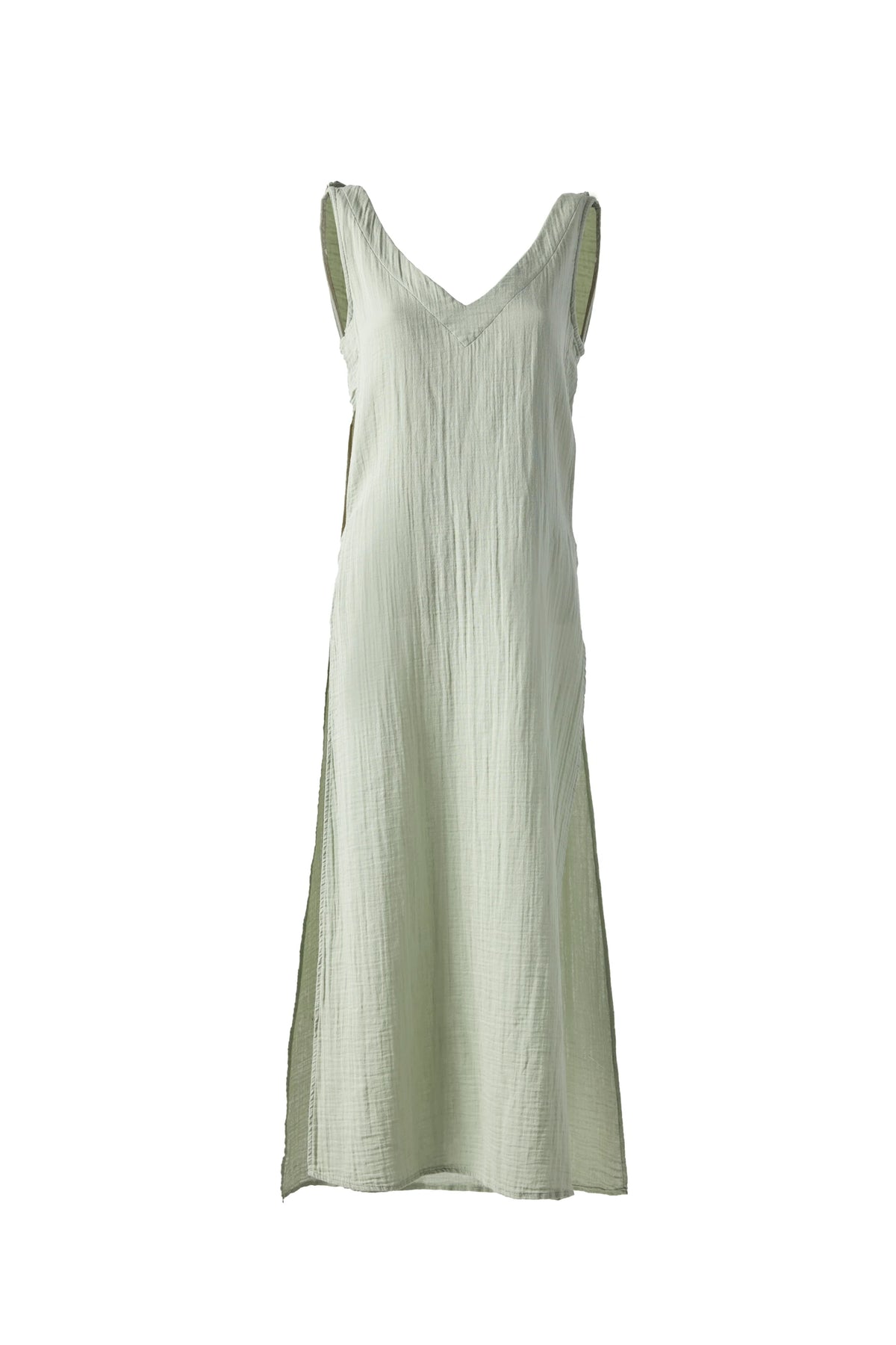 LIGURI HOODED KAFTAN WITH SIDE TAPE DETAIL